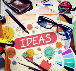 Ideas Mission Imagination Icons Vision Concept