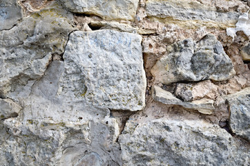 Wall stone old