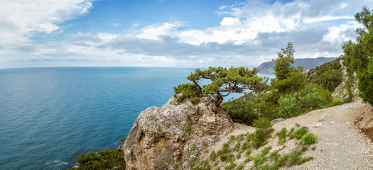 Природный заповедник Караул-Оба, полуостров Крым, город Судак, Черное море