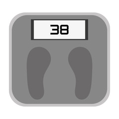 digital weight scale icon