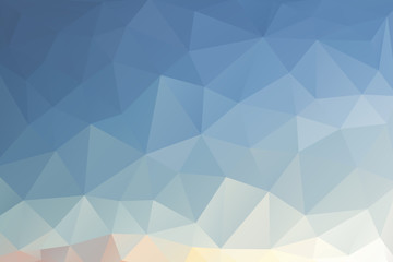 Obraz premium Blue abstract triangles background.