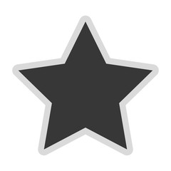Obraz premium single star icon