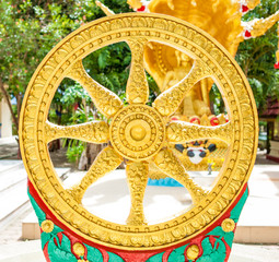 Thammachak wheel was symbol of Buddhism