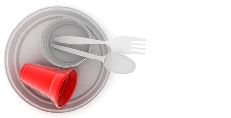 plastic 3D rendering