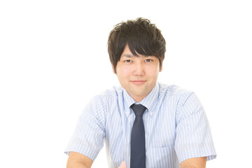 笑顔のビジネスマン