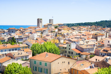 The old city of Antibes, French Riviera