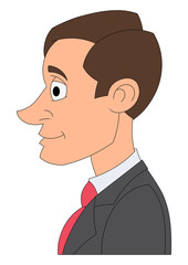 Profile of a businessman 2