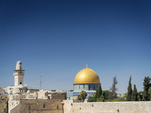 al aqsa mosque landmark in old town of jesuralem israel