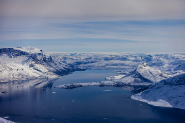 Fototapeta na wymiar Greenland inland ice
