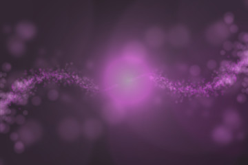 Colourful abstract bokeh design on a black background