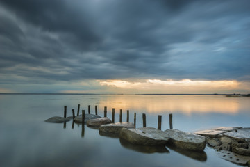 Burza nad morzem,kamienna przystań © Mike Mareen