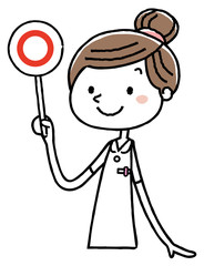 看護師の女性：　回答　正解
