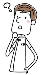 看護師の男性：　疑問

