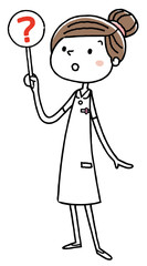 看護師の女性：　回答　わからない

