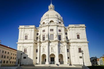 Fototapeta na wymiar panteao nacional pantheon landmark old cathedral church in lisb