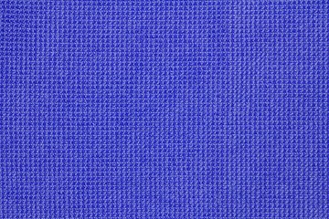 Closeup blue microfiber cloth and blue microfiber texture of  microfiber towel for design with copy space for text or image.