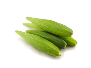 Green vegetable of isolated