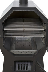 Grill oven inside.