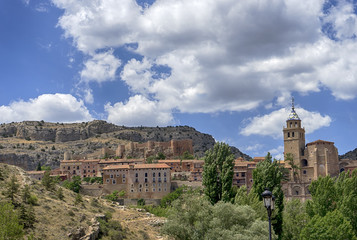 Fototapeta na wymiar Hermosos pueblos medievales de España, Albarracín en la provincia de Teruel