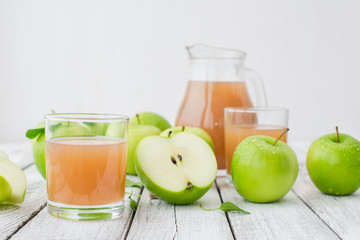 fresh apple juice