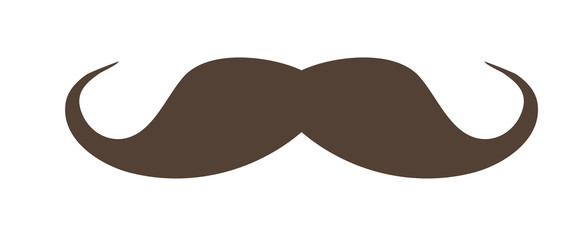 Mustache Moustache freigestellt Vektor