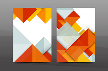 Geometric abstract background