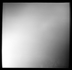 Empty black and white film frame