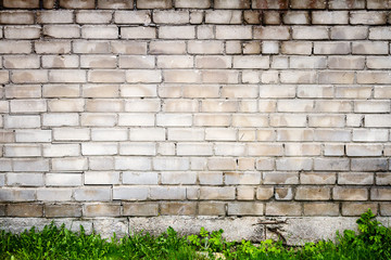 White brick wall