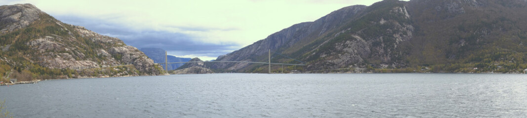 Panorama fjord, norway