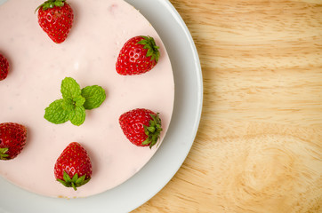 Strawberry cheesecake