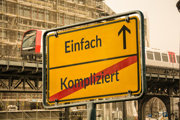 Schild 113 - Einfach