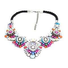 Fashion diamond pendant isolated on white