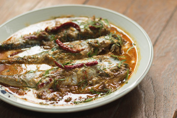 food is name chu chi pla,Saba