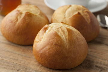 Fresh baked brioches