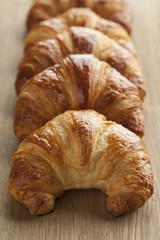 Fresh baked croissants