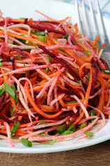 salad of shredded vegetables