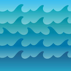 Seamless waves sea