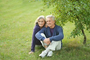 Fototapeta premium Nice senior couple 