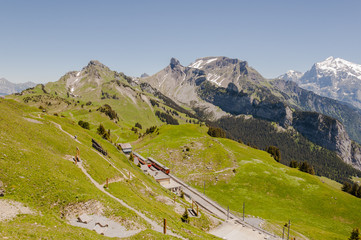 Interlaken, Schynige Platte, Berner Oberland, Alpen, Schweizer Berge, Daube, Oberberghorn,...