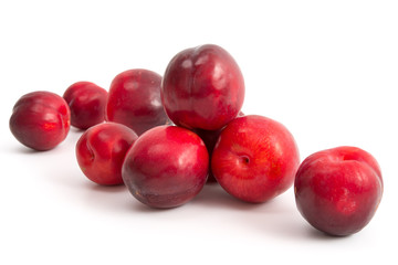 Rote Pflaumen