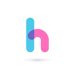 Letter H logo icon design template elements
