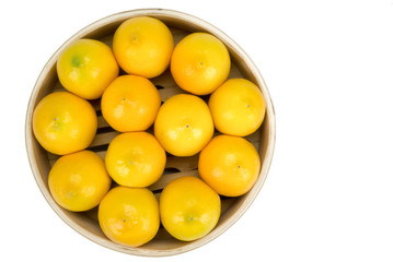 Lemons isolated on a white background