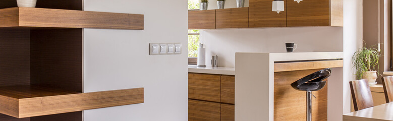 Dining room and kitchen combined