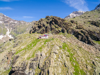 Valmalenco (IT) - Rifugio Longoni - 2450 s.l.m. - Vista aerea