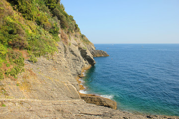 cliff in front of the sea