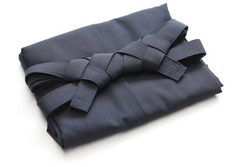 folded aikido hakama , japanese martial arts uniform