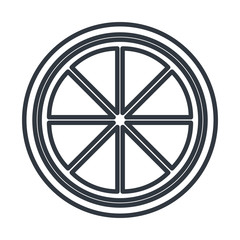 Obraz premium Fruit healthy food isolated flt icon, vector illustration graphic design.