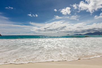Seychelles, île Mahé, plage de Petite Anse