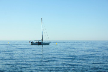 Obraz premium Summer sailing boat