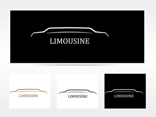 limousine logo - obrazy, fototapety, plakaty